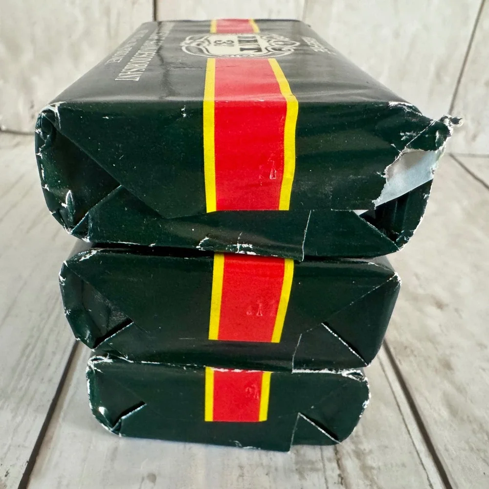 Vintage Faberge Brut 33 Deodorant Soap 4 oz Bars Lot of 3 NEW Sealed